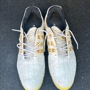 adidas White and Yellow Men's Sneakers